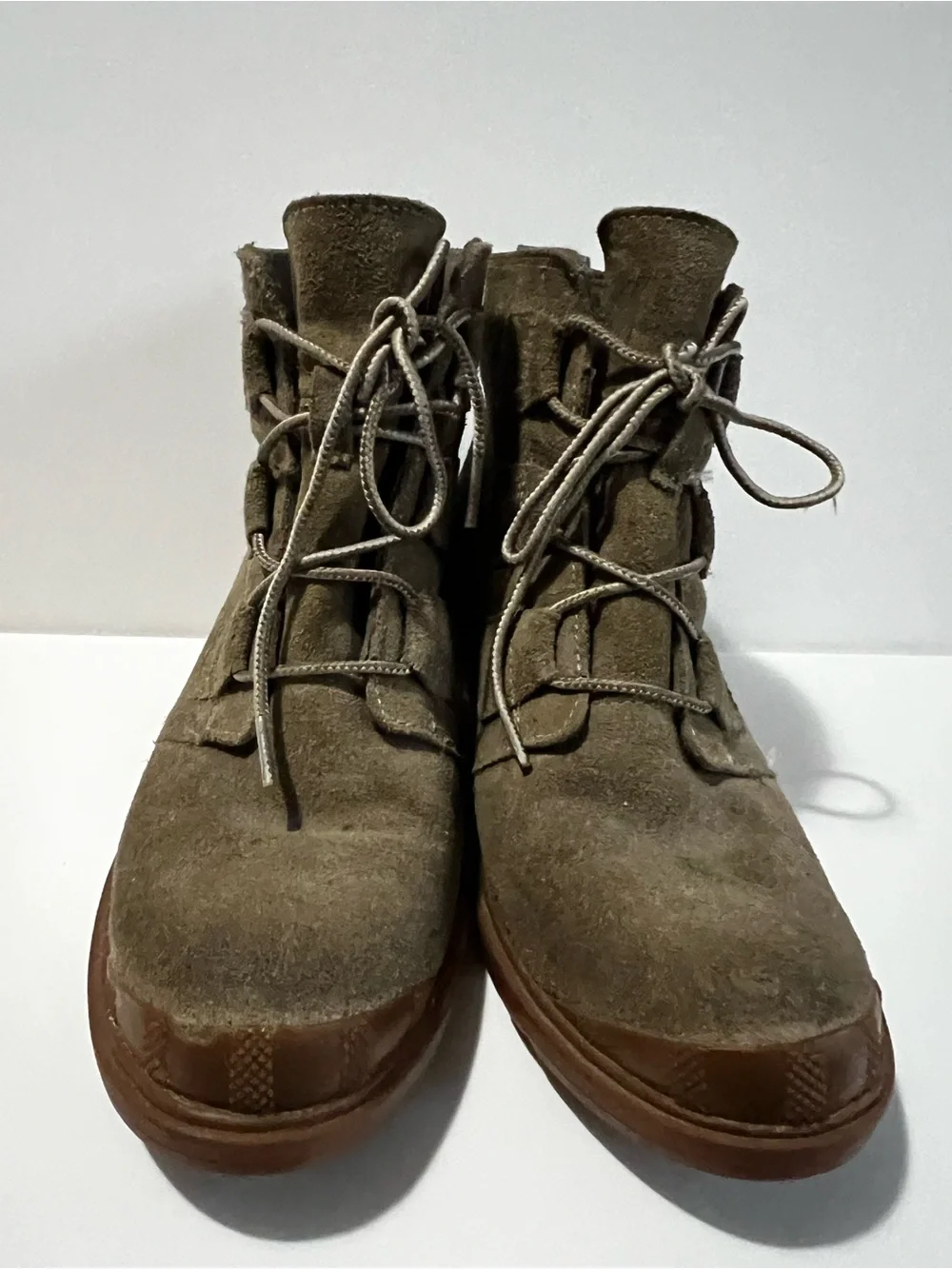 Sorel Toronto Lace Waterproof Suede Wedge Brown Comfort Outdoor Ankle Boots